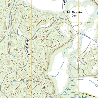 United States Geological Survey Kingston Springs, TN (2022, 24000-Scale) digital map