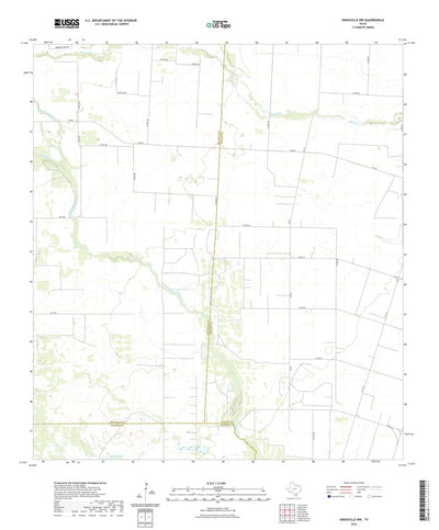 United States Geological Survey Kingsville NW, TX (2022, 24000-Scale) digital map