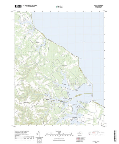 United States Geological Survey Kinsale, VA (2022, 24000-Scale) digital map