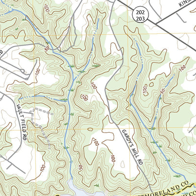 United States Geological Survey Kinsale, VA (2022, 24000-Scale) digital map