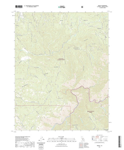 United States Geological Survey Kinsley, CA (2021, 24000-Scale) digital map