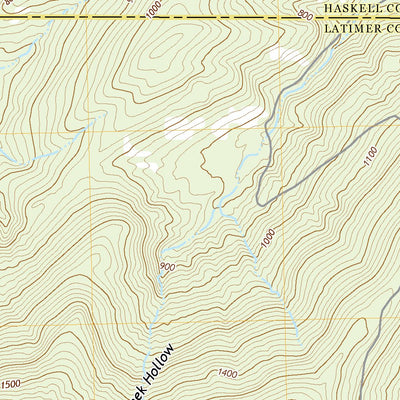 United States Geological Survey Kinta, OK (2022, 24000-Scale) digital map