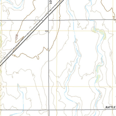 United States Geological Survey Kiowa, KS (2022, 24000-Scale) digital map