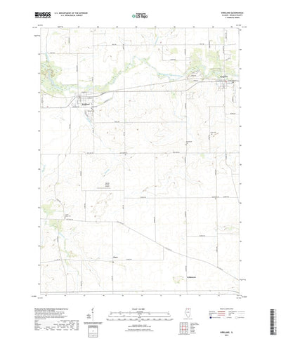 United States Geological Survey Kirkland, IL (2021, 24000-Scale) digital map