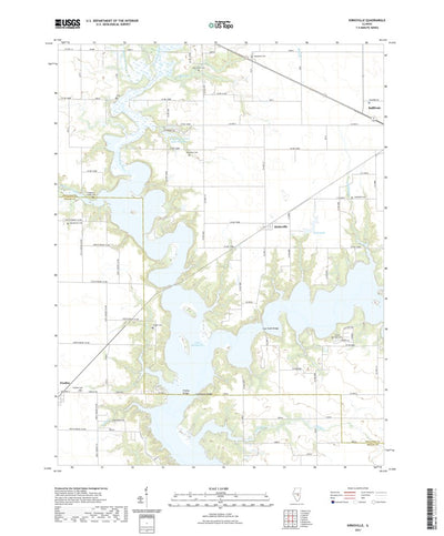 United States Geological Survey Kirksville, IL (2021, 24000-Scale) digital map