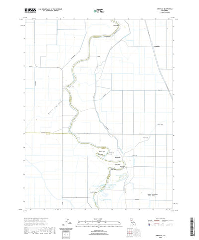 United States Geological Survey Kirkville, CA (2022, 24000-Scale) digital map