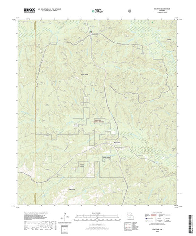 United States Geological Survey Kisatchie, LA (2020, 24000-Scale) digital map