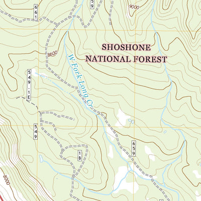 United States Geological Survey Kisinger Lakes, WY (2021, 24000-Scale) digital map