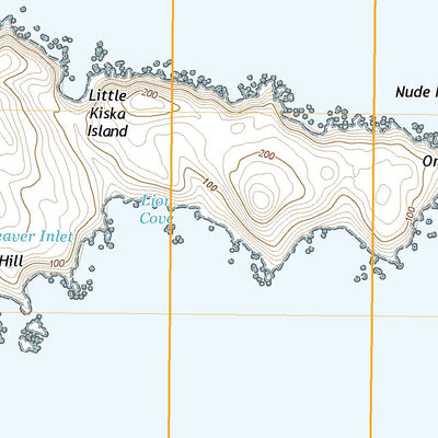 United States Geological Survey Kiska C-1 NW, AK (2021, 25000-Scale) digital map