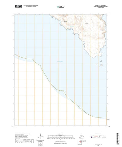 United States Geological Survey Kiska C-3 SE, AK (2021, 25000-Scale) digital map
