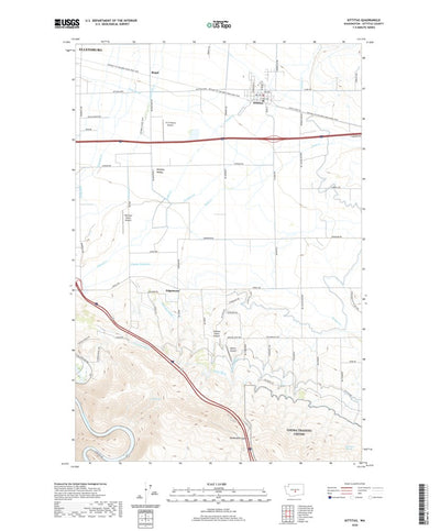United States Geological Survey Kittitas, WA (2020, 24000-Scale) digital map