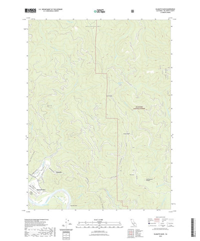 United States Geological Survey Klamath Glen, CA (2022, 24000-Scale) digital map