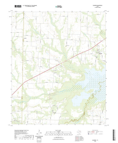 United States Geological Survey Klondike, TX (2022, 24000-Scale) digital map