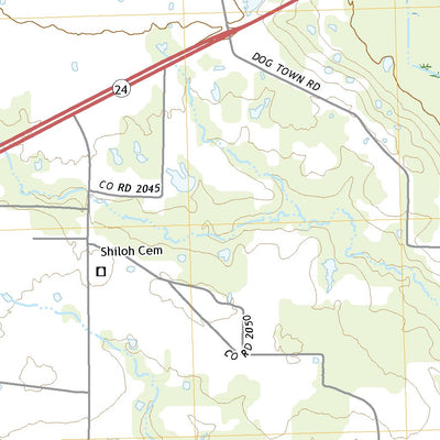 United States Geological Survey Klondike, TX (2022, 24000-Scale) digital map