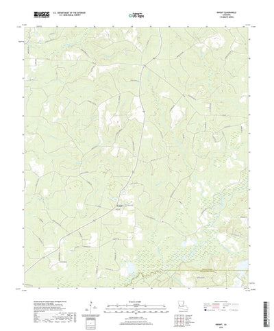 United States Geological Survey Knight, LA (2020, 24000-Scale) digital map