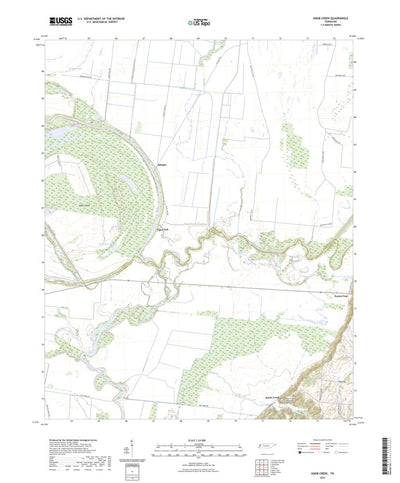 United States Geological Survey Knob Creek, TN (2022, 24000-Scale) digital map