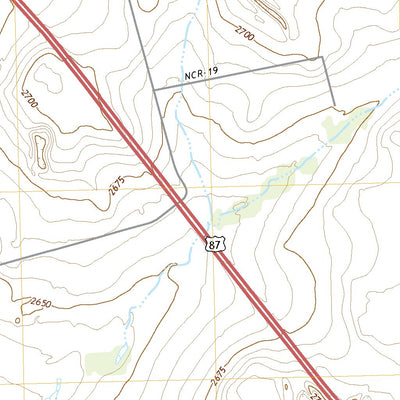 United States Geological Survey Knott NE, TX (2022, 24000-Scale) digital map