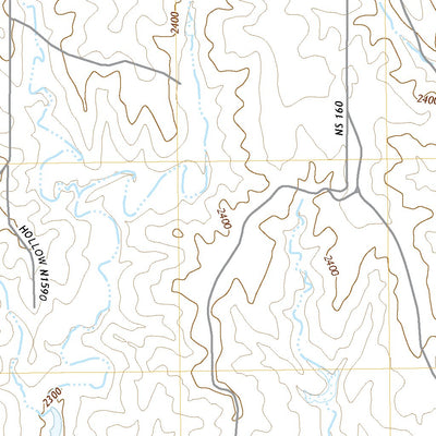 United States Geological Survey Knowles, OK (2022, 24000-Scale) digital map