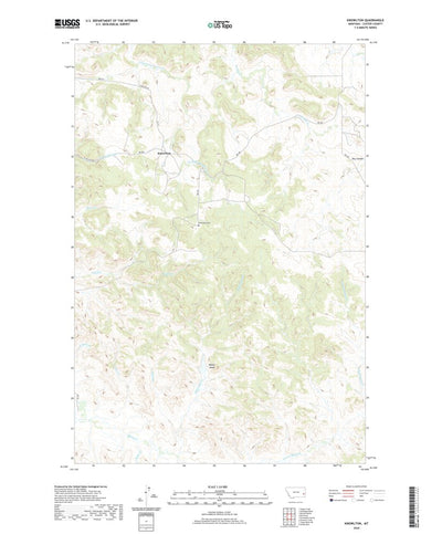 United States Geological Survey Knowlton, MT (2020, 24000-Scale) digital map