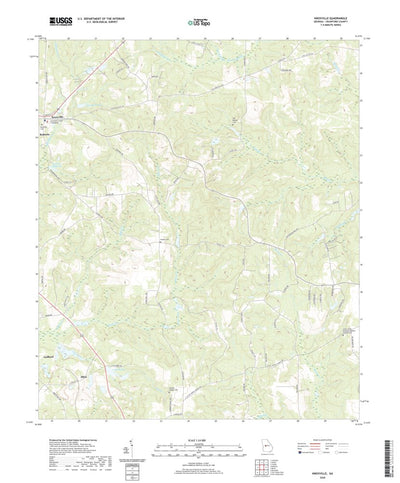 United States Geological Survey Knoxville, GA (2020, 24000-Scale) digital map