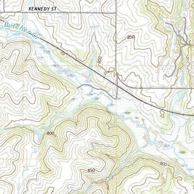 United States Geological Survey Knoxville SW, IA (2022, 24000-Scale) digital map
