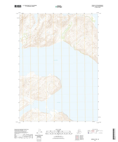 United States Geological Survey Kodiak A-5 SW, AK (2021, 25000-Scale) digital map