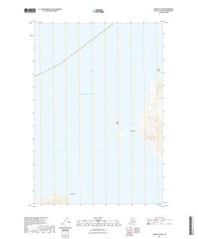 United States Geological Survey Kodiak D-5 NW, AK (2021, 25000-Scale) digital map