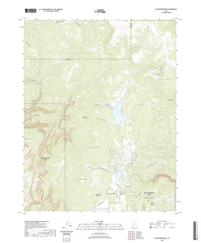 United States Geological Survey Kolob Reservoir, UT (2020, 24000-Scale) digital map