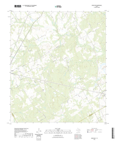 United States Geological Survey Kosse East, TX (2022, 24000-Scale) digital map