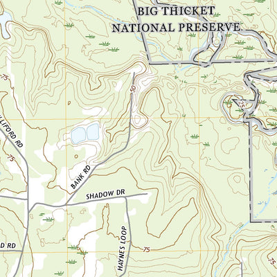 United States Geological Survey Kountze South, TX (2022, 24000-Scale) digital map