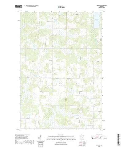 United States Geological Survey Kroschel, MN (2022, 24000-Scale) digital map
