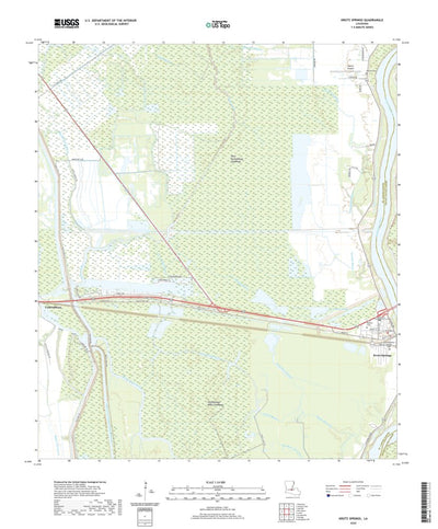United States Geological Survey Krotz Springs, LA (2020, 24000-Scale) digital map