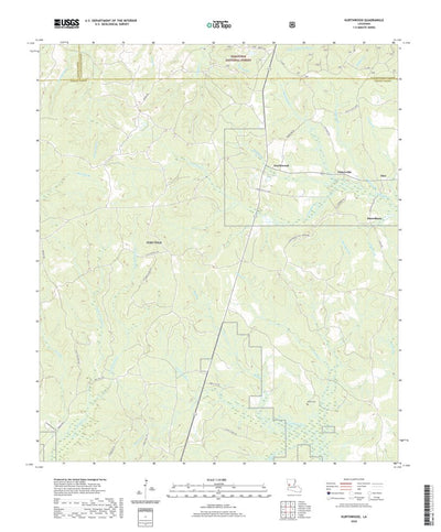 United States Geological Survey Kurthwood, LA (2020, 24000-Scale) digital map