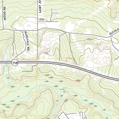 United States Geological Survey Kushla, AL (2020, 24000-Scale) digital map