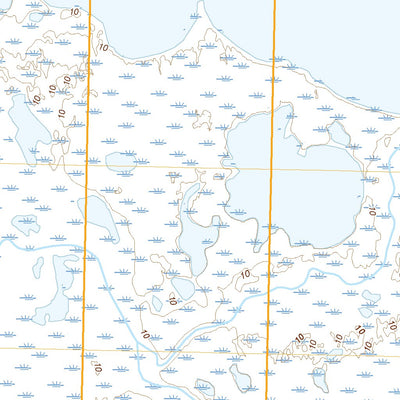 United States Geological Survey Kuskokwim Bay D-5 NE, AK (2020, 25000-Scale) digital map