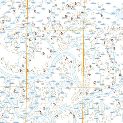 United States Geological Survey Kuskokwim Bay D-6 NW, AK (2020, 25000-Scale) digital map