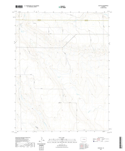 United States Geological Survey Kutch SE, CO (2022, 24000-Scale) digital map
