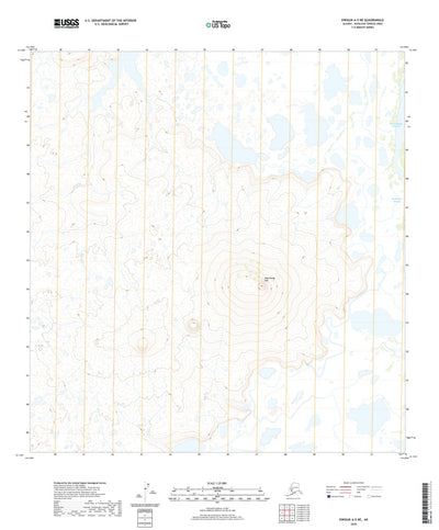 United States Geological Survey Kwiguk A-5 NE, AK (2020, 25000-Scale) digital map