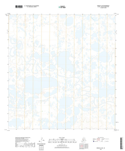 United States Geological Survey Kwiguk A-6 NE, AK (2020, 25000-Scale) digital map