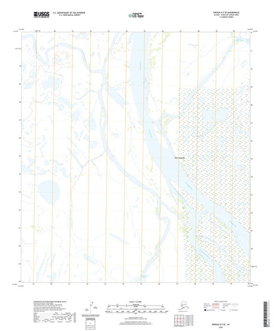 United States Geological Survey Kwiguk D-5 SE, AK (2020, 25000-Scale) digital map