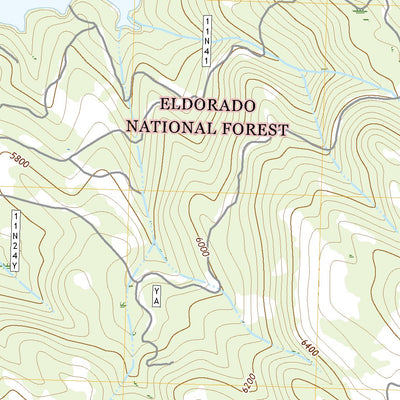 United States Geological Survey Kyburz, CA (2021, 24000-Scale) digital map
