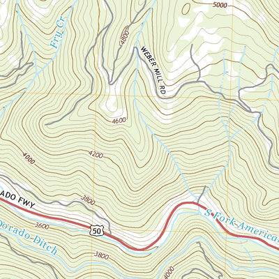 United States Geological Survey Kyburz, CA (2021, 24000-Scale) digital map