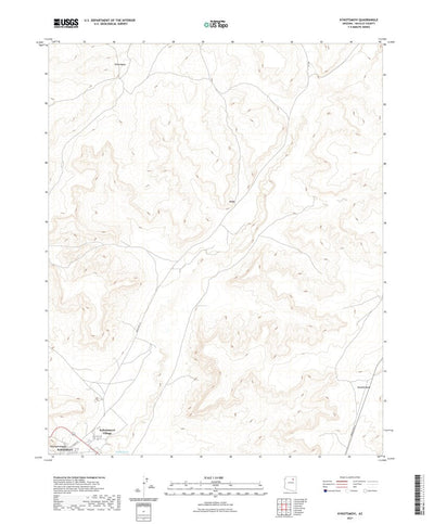 United States Geological Survey Kykotsmovi, AZ (2021, 24000-Scale) digital map