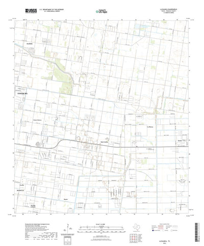 United States Geological Survey La Blanca, TX (2022, 24000-Scale) digital map