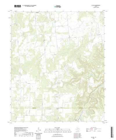United States Geological Survey La Casa, TX (2022, 24000-Scale) digital map
