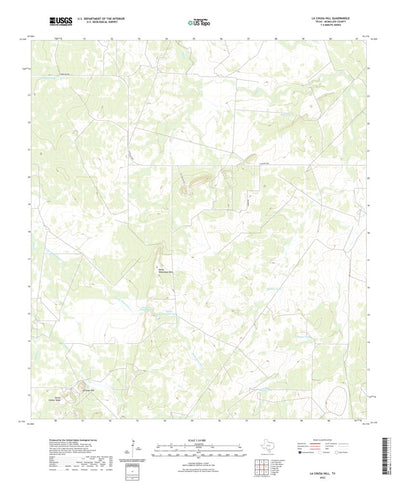 United States Geological Survey La Chusa Hill, TX (2022, 24000-Scale) digital map