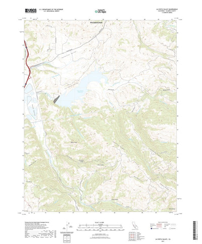 United States Geological Survey La Costa Valley, CA (2021, 24000-Scale) digital map