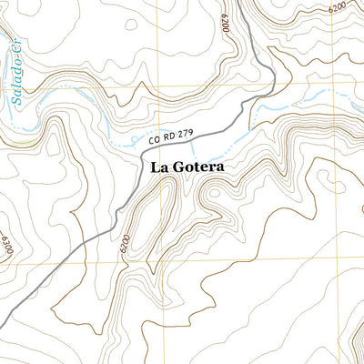 United States Geological Survey La Gotera, NM (2020, 24000-Scale) digital map