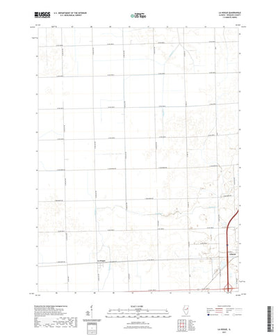 United States Geological Survey La Hogue, IL (2021, 24000-Scale) digital map