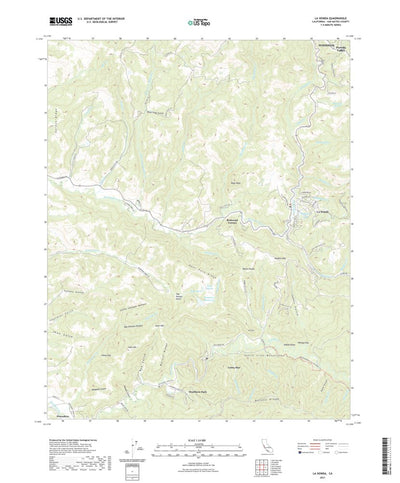 United States Geological Survey La Honda, CA (2021, 24000-Scale) digital map